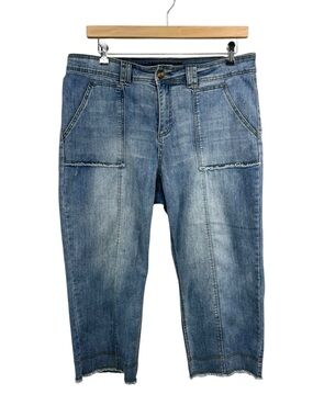 Alivia Ford High Rise Cropped Jeans Womens 14